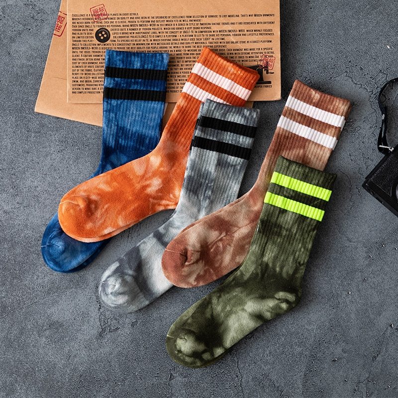 Viasox Stripes & Dye Collection Orange