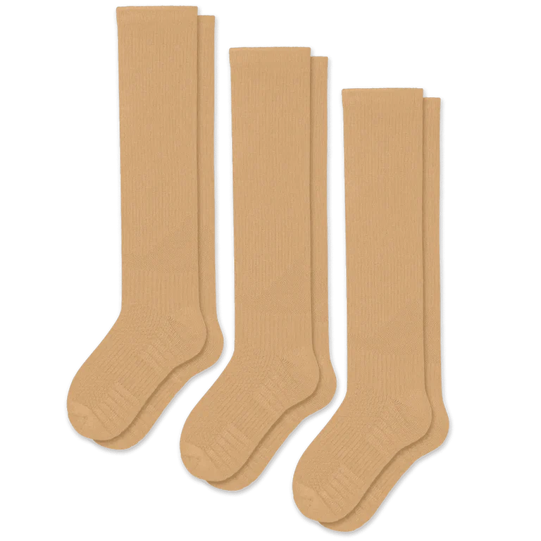 Tan Compression Socks