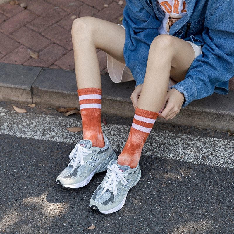 Viasox Stripes & Dye Collection Orange