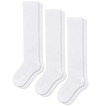 White Compression Socks